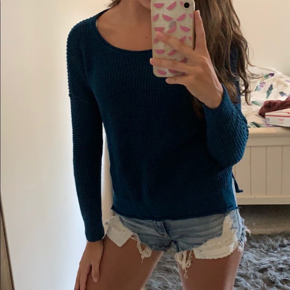 Hollister blue sweater (S)